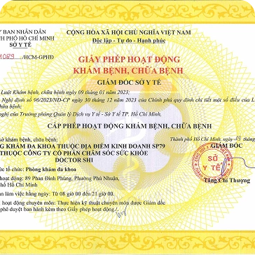 អាជ្ញាប័ណ្ណពិនិត្យ និងព្យាបាល SP79